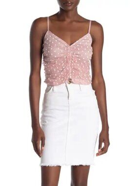 CODEXMODE Flocked Mesh Camisole